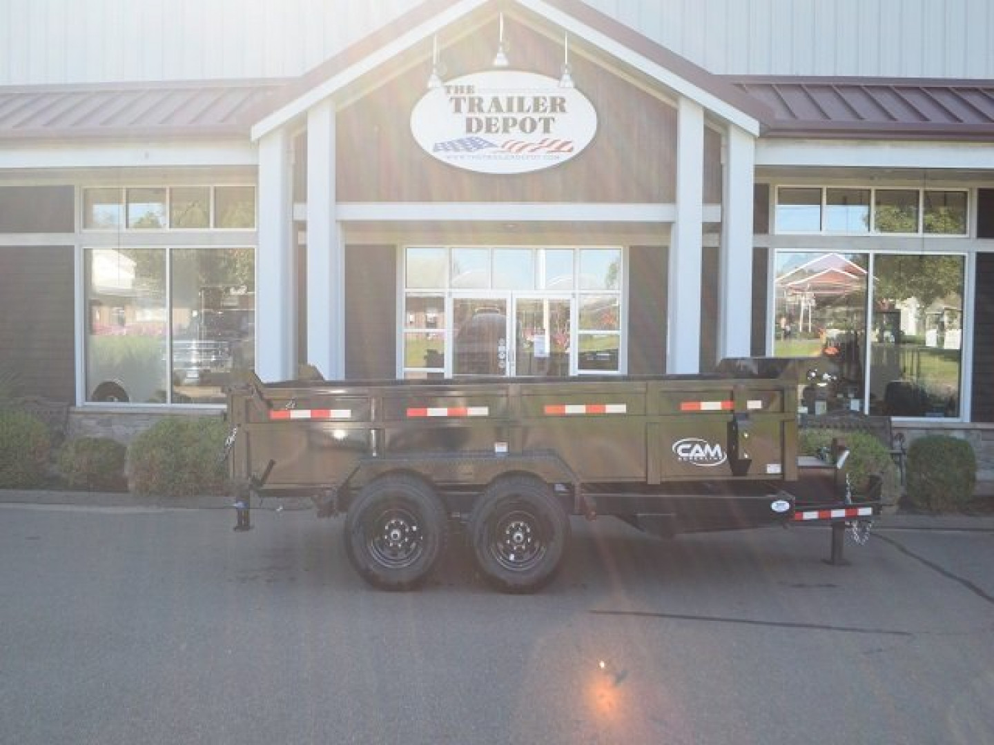 New CAM Superline 6’9″ X 14′ LOW PROFILE BEAST DUMP TRAILER 13.2K