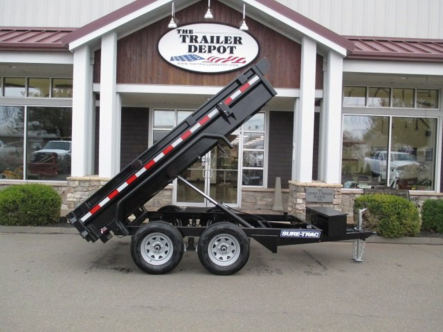 New SURE-TRAC 5' x 10' Low Profile Dump Trailer 7K