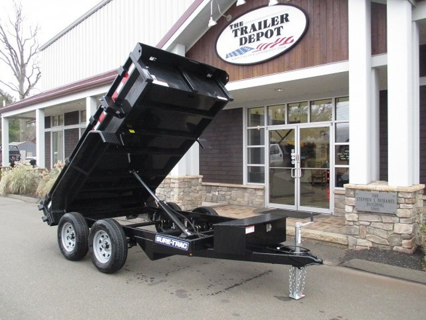 New SURE-TRAC 5' x 10' Low Profile Dump Trailer 7K