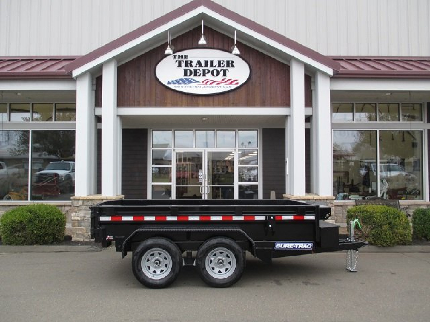 New SURE-TRAC 5' x 10' Low Profile Dump Trailer 7K