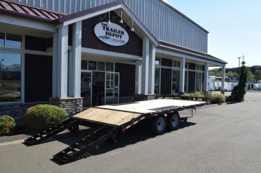 New SURE-TRAC 8’6″ X 15′ + 3′ BEAVERTAIL LOW PROFILE DECKOVER 9.9K