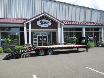 New SURE-TRAC 8’6” X 20’ + 5′ LOW PROFILE GOOSENECK DECKOVER 15K