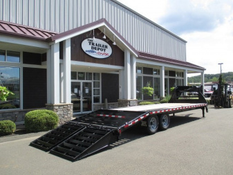 New SURE-TRAC 8’6” X 20’ + 5′ LOW PROFILE GOOSENECK DECKOVER 15K