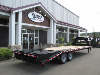 New SURE-TRAC 8’6” X 20’ + 5′ LOW PROFILE GOOSENECK DECKOVER 15K