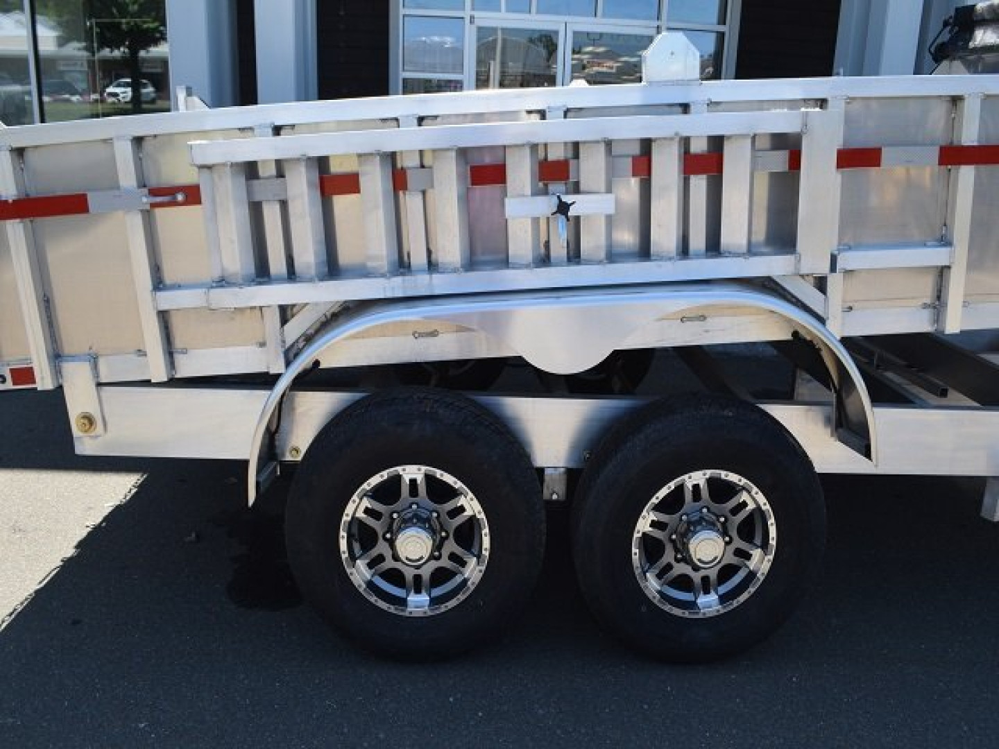 New MISSION 7′ X 14′ ALUMINUM DUMP TRAILER 14K