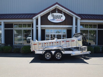 New MISSION 7′ X 14′ ALUMINUM DUMP TRAILER 14K