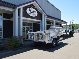 New MISSION 7′ X 14′ ALUMINUM DUMP TRAILER 14K