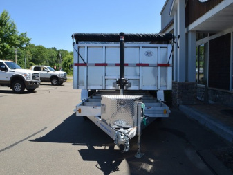 New MISSION 7′ X 14′ ALUMINUM DUMP TRAILER 14K
