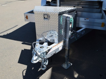 New MISSION 7′ X 14′ ALUMINUM DUMP TRAILER 14K
