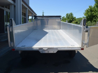New MISSION 7′ X 14′ ALUMINUM DUMP TRAILER 14K