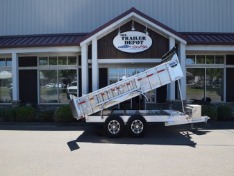 New MISSION 7′ X 14′ ALUMINUM DUMP TRAILER 14K