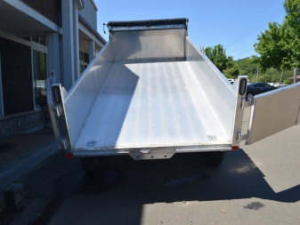 New MISSION 7′ X 14′ ALUMINUM DUMP TRAILER 14K