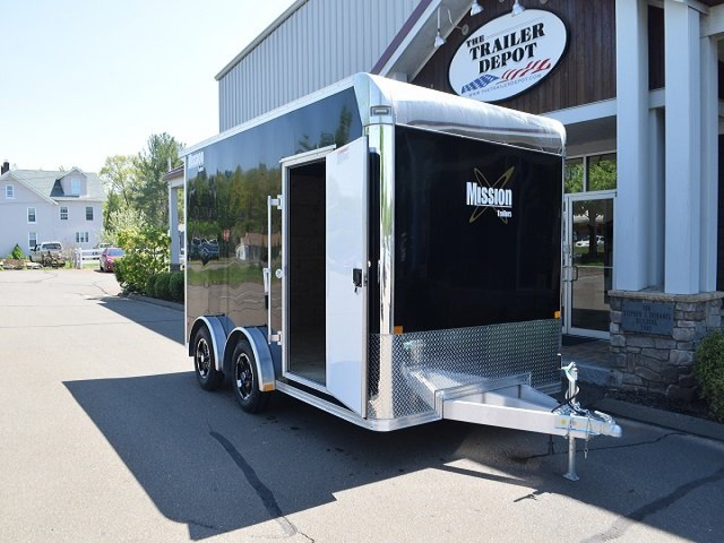 New MISSION 7’6″ X 14′ ENCLOSED MOTORCYCLE TRAILER 7K