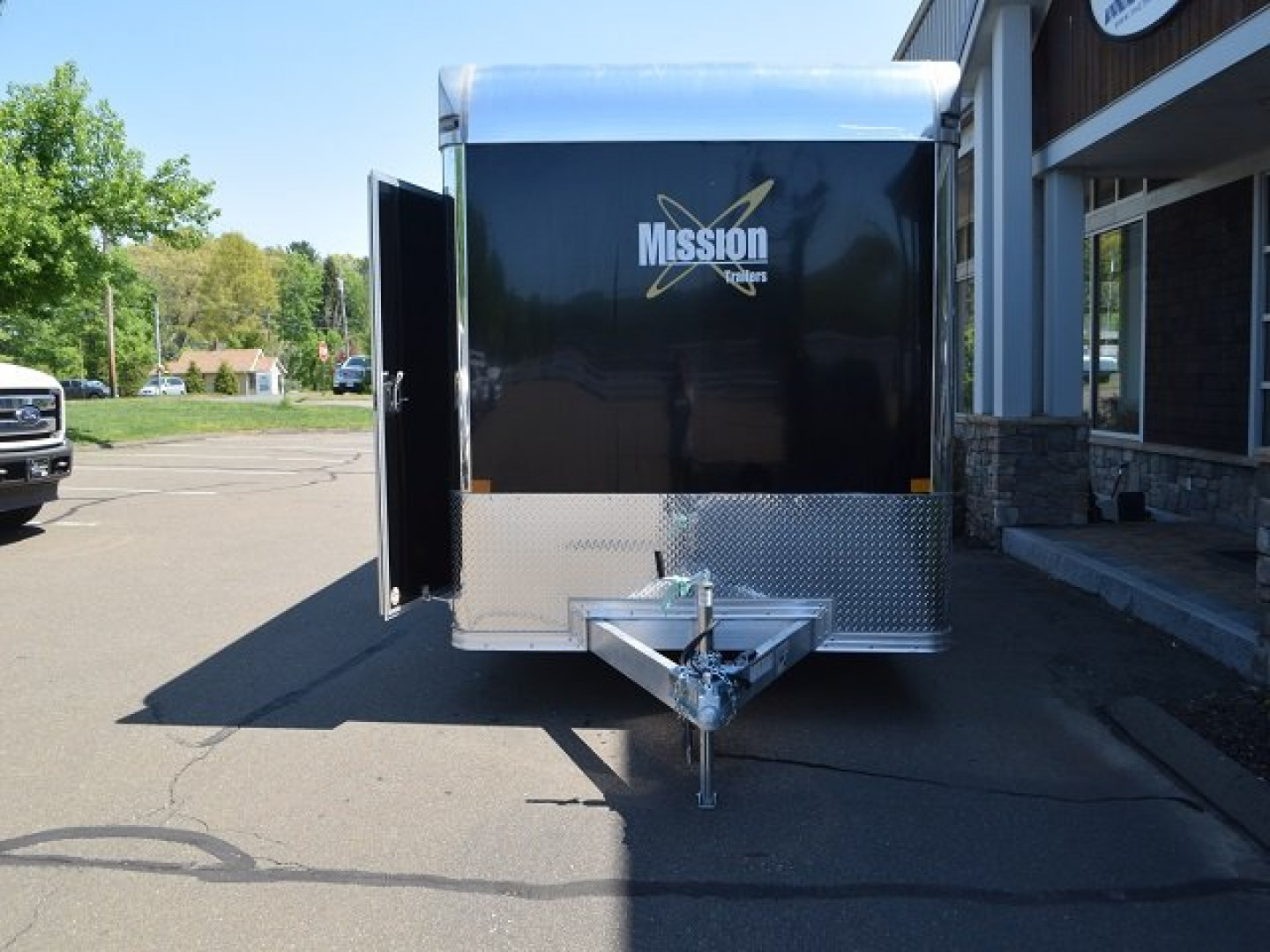 New MISSION 7’6″ X 14′ ENCLOSED MOTORCYCLE TRAILER 7K
