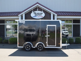 New MISSION 7’6″ X 14′ ENCLOSED MOTORCYCLE TRAILER 7K