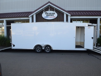 New EZ HAULER 7’6″ X 24′ ENCLOSED SNOWMOBILE TRAILER 7K