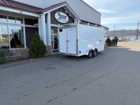 New EZ Hauler 7′ X 16′ ENCLOSED CONTRACTOR TRAILER 7K