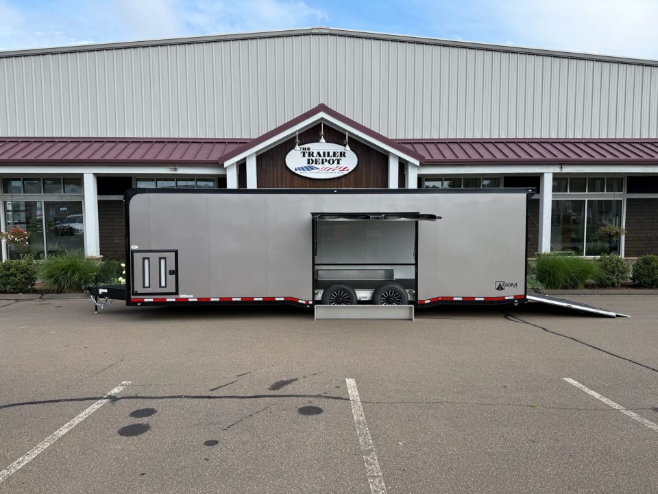 New ATC 8’6″ X 28′ ROM ENCLOSED CAR HAULER WITH ESCAPE DOOR 13.2K