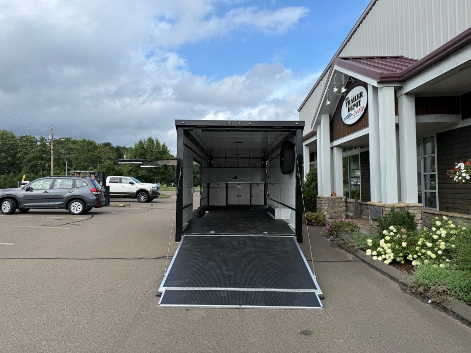New ATC 8’6″ X 28′ ROM ENCLOSED CAR HAULER WITH ESCAPE DOOR 13.2K