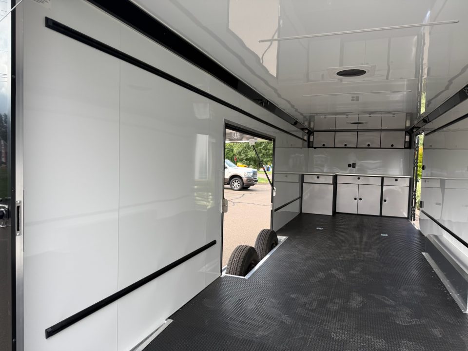 New ATC 8’6″ X 28′ ROM ENCLOSED CAR HAULER WITH ESCAPE DOOR 13.2K
