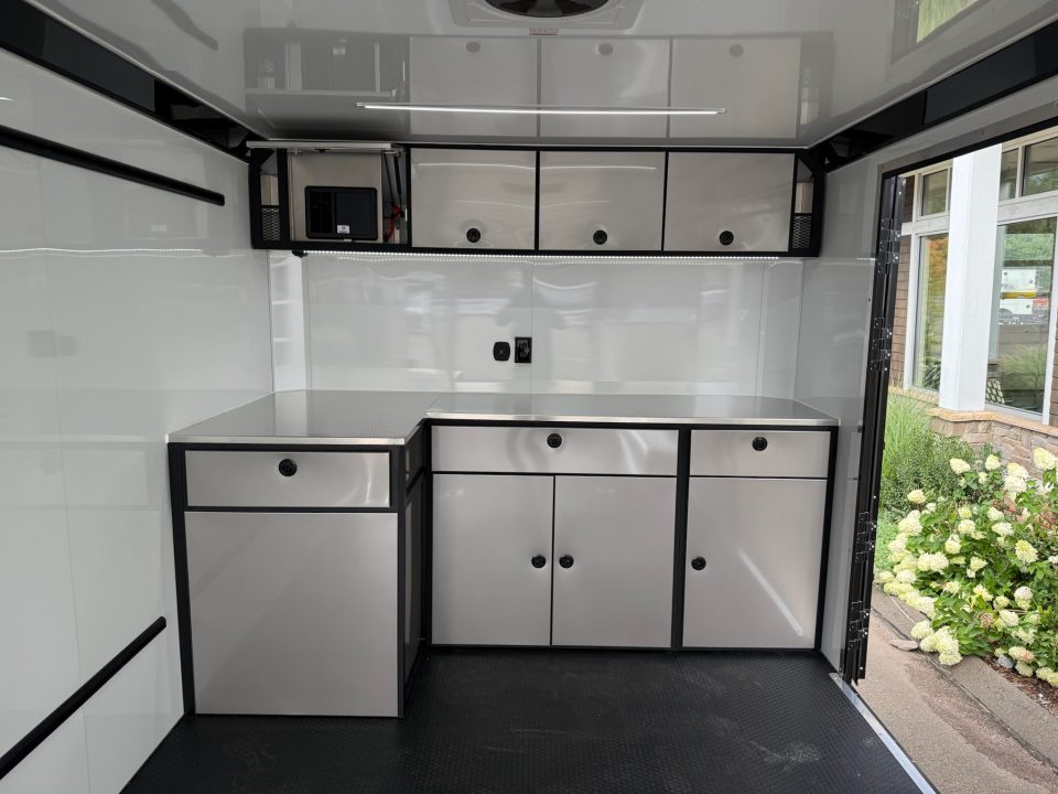 New ATC 8’6″ X 28′ ROM ENCLOSED CAR HAULER WITH ESCAPE DOOR 13.2K
