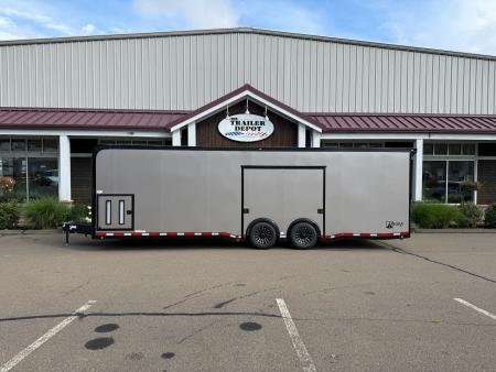 New ATC 8’6″ X 28′ ROM ENCLOSED CAR HAULER WITH ESCAPE DOOR 13.2K