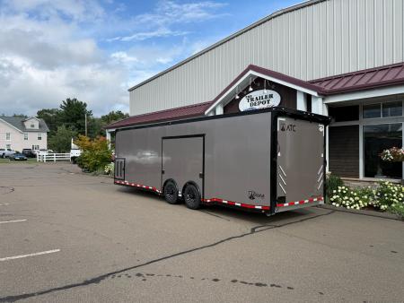 New ATC 8’6″ X 28′ ROM ENCLOSED CAR HAULER WITH ESCAPE DOOR 13.2K