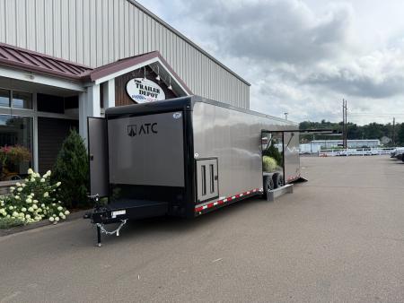 New ATC 8’6″ X 28′ ROM ENCLOSED CAR HAULER WITH ESCAPE DOOR 13.2K