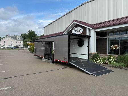 New ATC 8’6″ X 28′ ROM ENCLOSED CAR HAULER WITH ESCAPE DOOR 13.2K