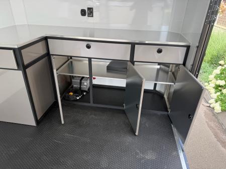 New ATC 8’6″ X 28′ ROM ENCLOSED CAR HAULER WITH ESCAPE DOOR 13.2K