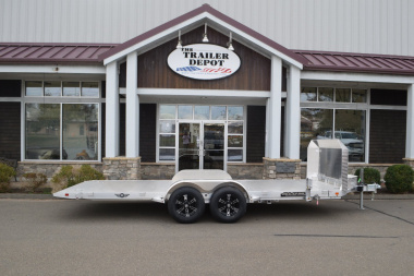 New ALUMA 6’9″ X 18′ OPEN CAR HAULER TILT 25TH ANNIVERSARY TRAILER 9.9K