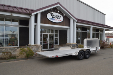 New ALUMA 6’9″ X 18′ OPEN CAR HAULER TILT 25TH ANNIVERSARY TRAILER 9.9K