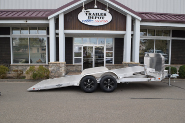 New ALUMA 6’9″ X 18′ OPEN CAR HAULER TILT 25TH ANNIVERSARY TRAILER 9.9K