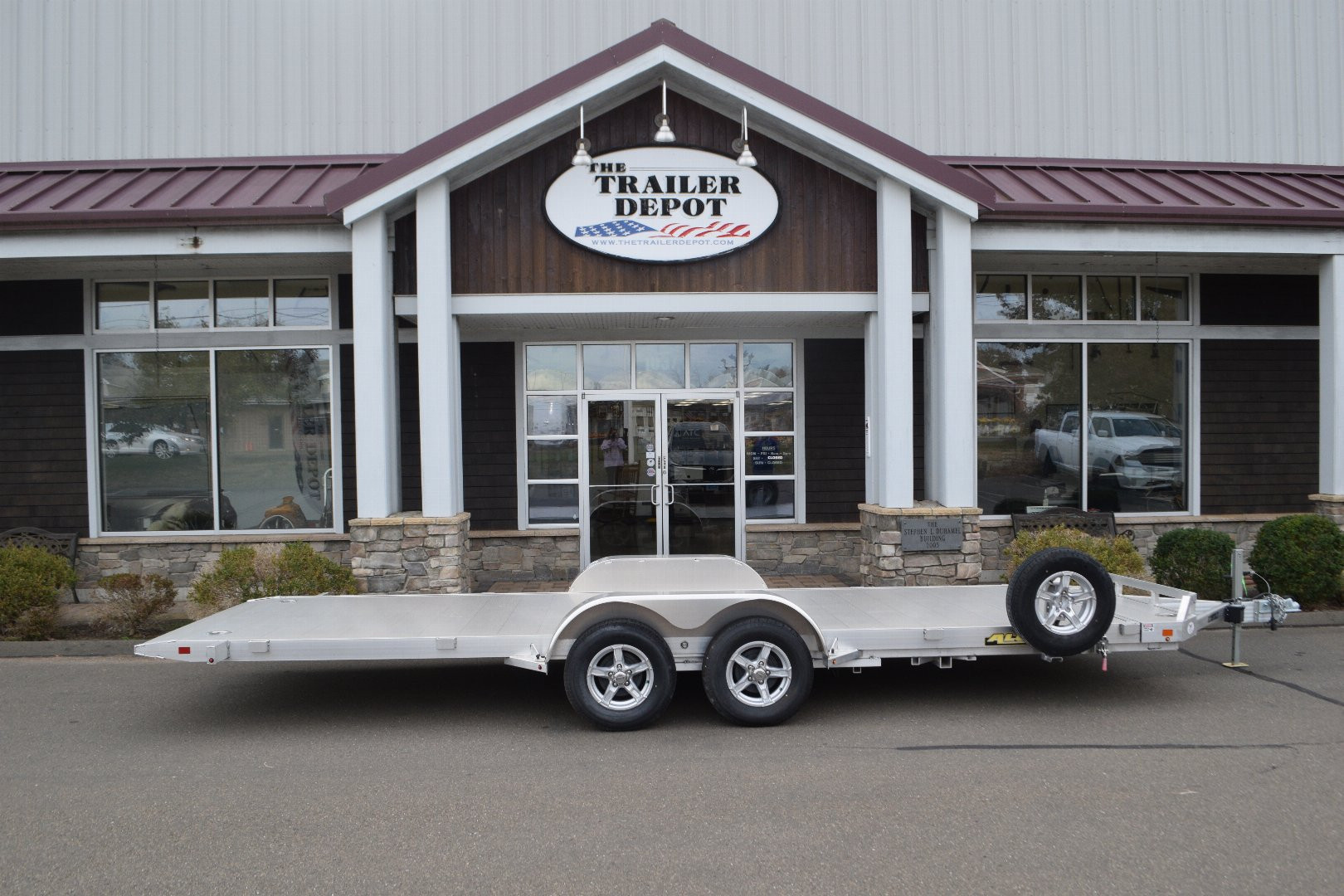 New ALUMA 6’8″ X 20′ OPEN CAR HAULER TILT 7K