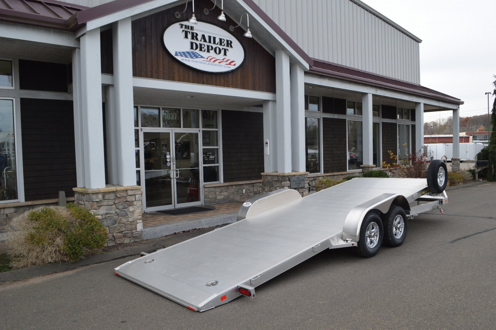 New ALUMA 6’8″ X 20′ OPEN CAR HAULER TILT 7K