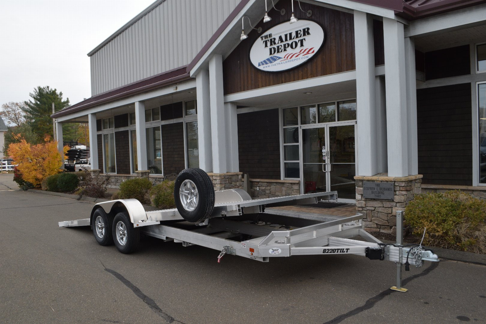 New ALUMA 6’8″ X 20′ OPEN CAR HAULER TILT 7K