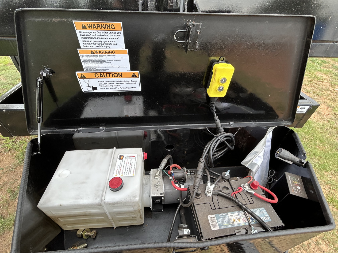 New 2025 TEXAS PRIDE TRAILERS DT7X14X2 Dump Trailer UPGRADES- 10K AXLES -12in CENTERS-3/16 TARP- SPARE