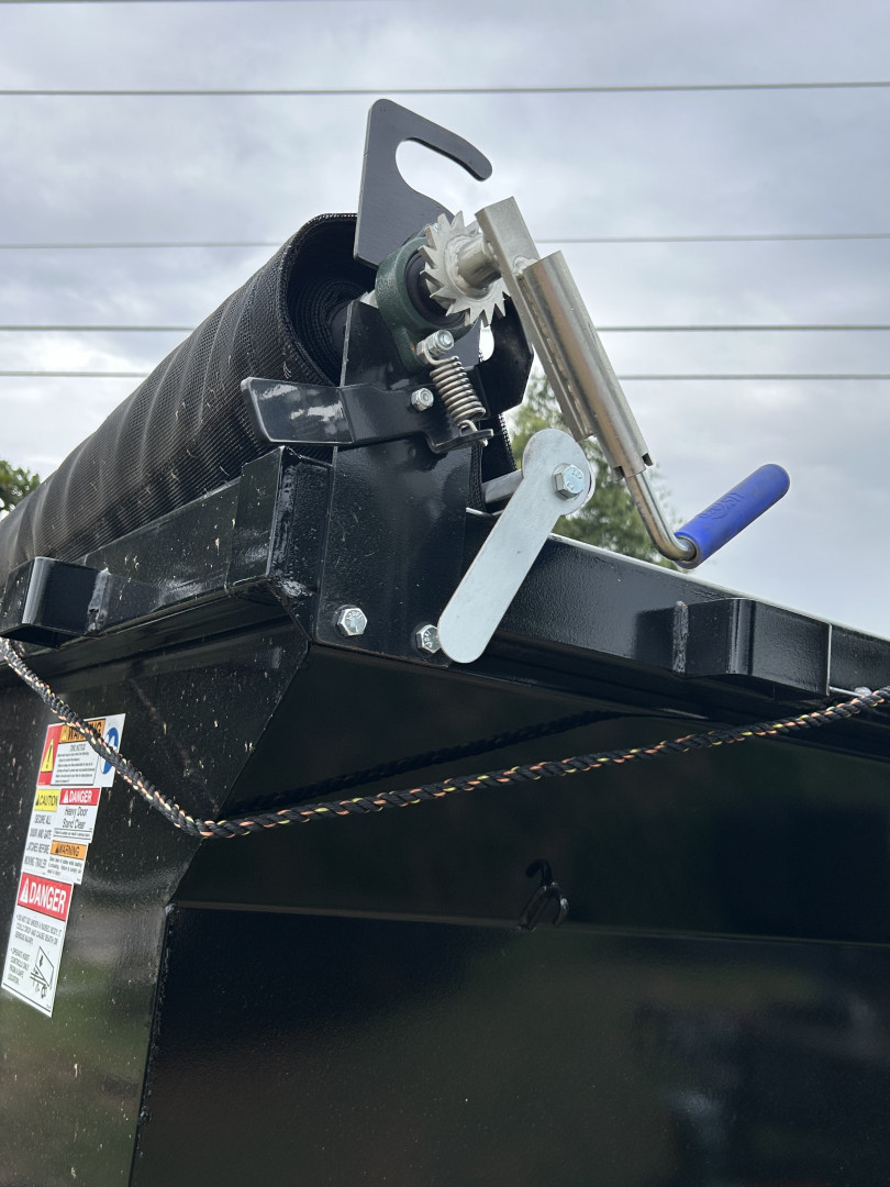 New 2025 TEXAS PRIDE TRAILERS DT7X14X2 Dump Trailer UPGRADES- 10K AXLES -12in CENTERS-3/16 TARP- SPARE