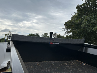 New 2025 TEXAS PRIDE TRAILERS DT7X14X2 Dump Trailer UPGRADES- 10K AXLES -12in CENTERS-3/16 TARP- SPARE
