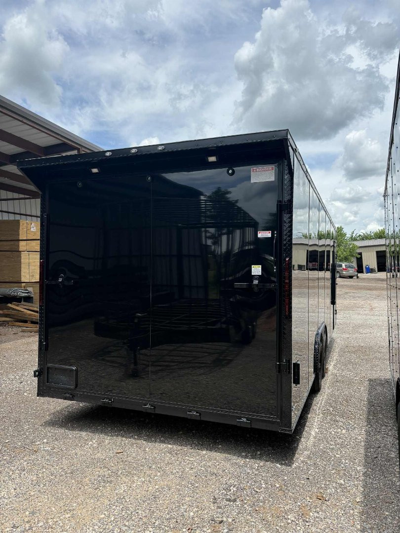 New 2025 FAMILY TRAILER FG8.5X24TA3 Car Hauler - BLACKOUT PACKAGE - SCREWLESS EXTERIOR - SPOILER