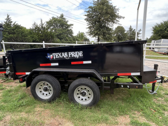 New 2025 Texas Pride Trailers DT6X10X2 Dump Trailer - 7k AXLES