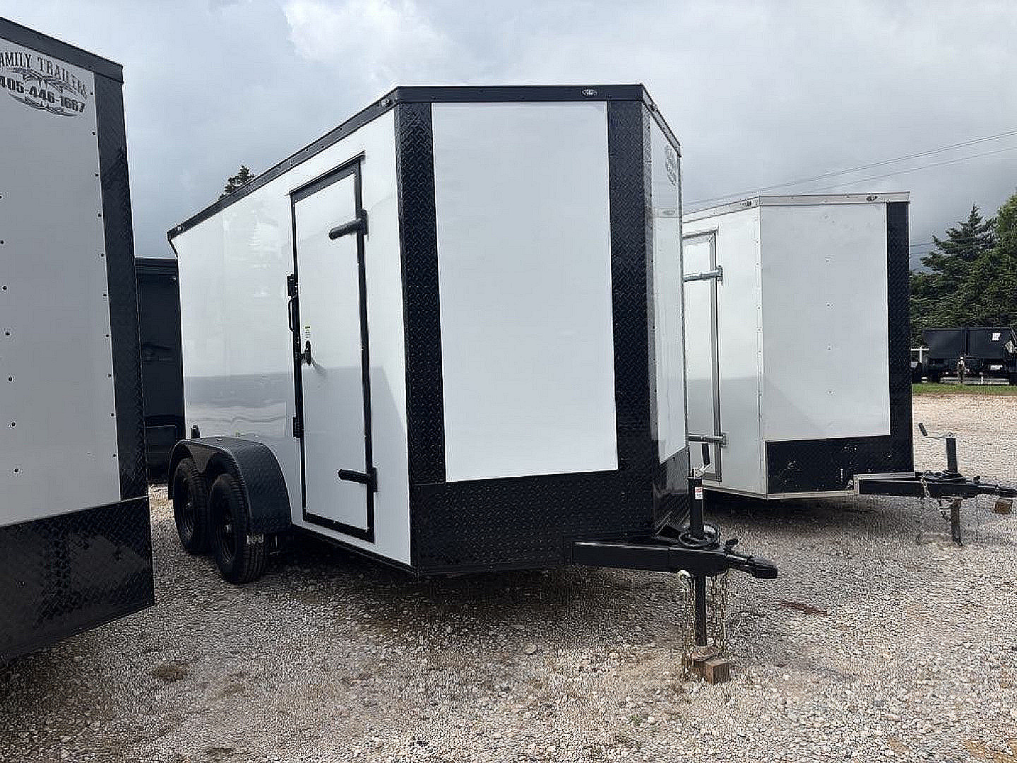 New 2025 FGT 6x12 Tandem Axle Cargo / Enclosed Trailer - BLACKOUT PACKAGE - SCREWLESS EXTERIOR - SPOILER