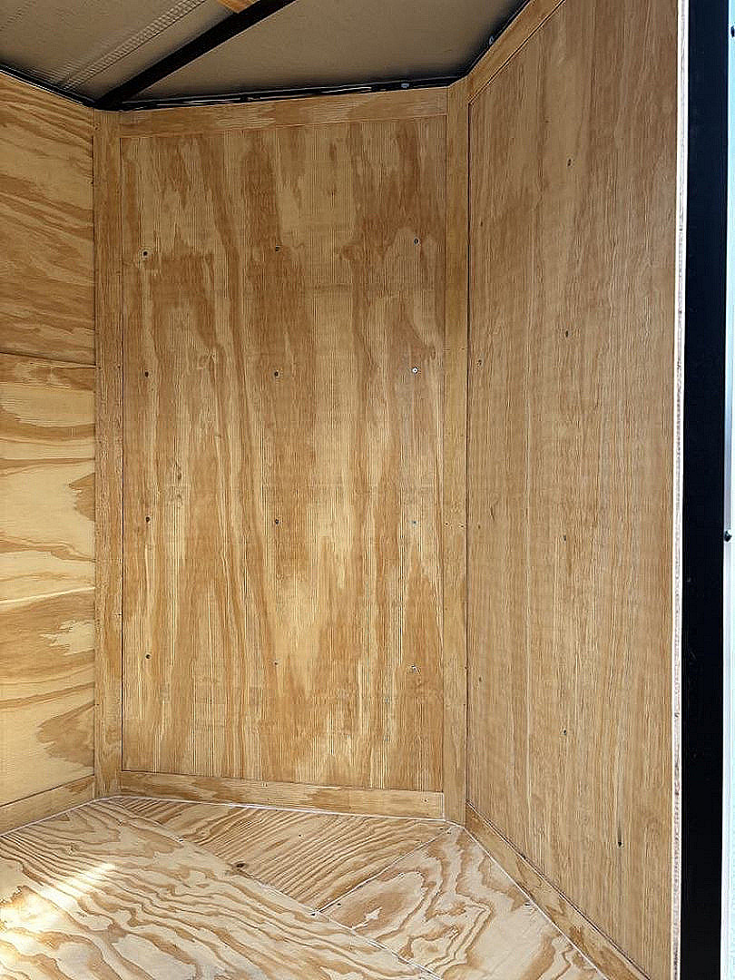 New 2025 FGT 6x12 Tandem Axle Cargo / Enclosed Trailer - BLACKOUT PACKAGE - SCREWLESS EXTERIOR - SPOILER