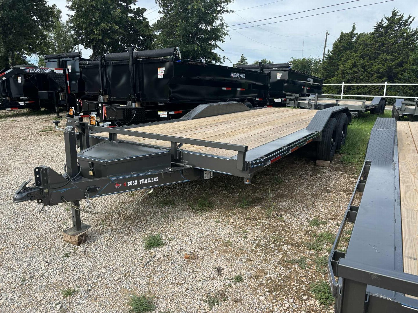 New 2025 4Boss Trailers 102X22TA Tilt Trailer - 7K Axles