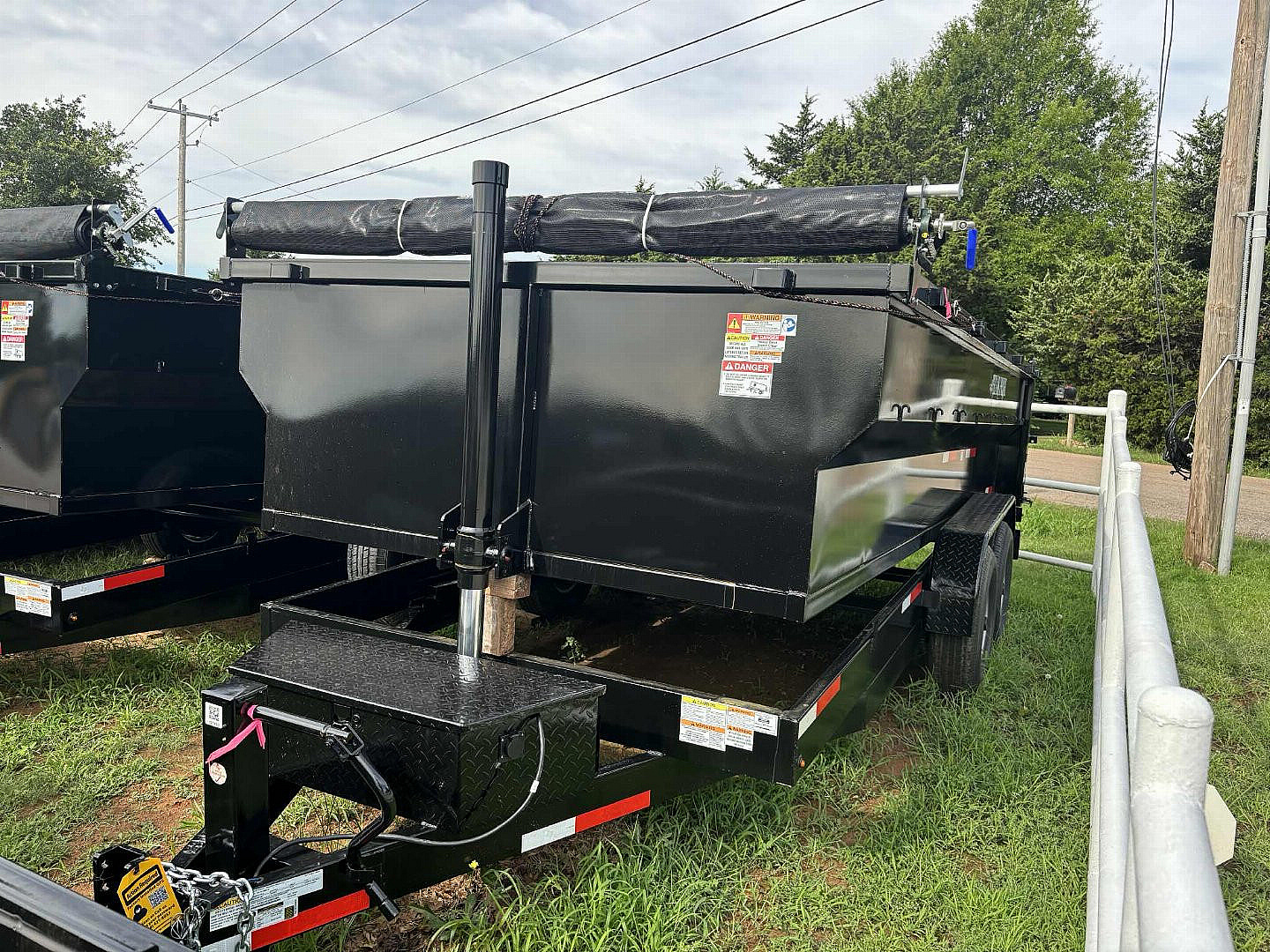 New 2025 Texas Pride Trailers 7X16X3 Dump Trailer