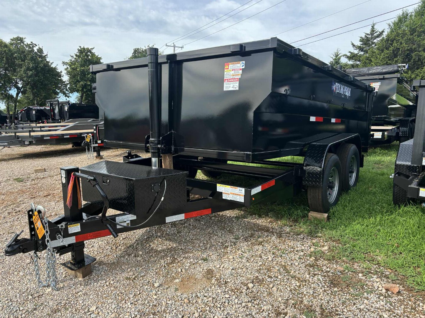 New 2025 Texas Pride Trailers 7X12X3 Dump Trailer - NO TARP