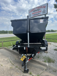 New 2025 Texas Pride Trailers 7X12X3 Dump Trailer - NO TARP