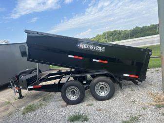 New 2025 Texas Pride Trailers 7X12X3 Dump Trailer - NO TARP