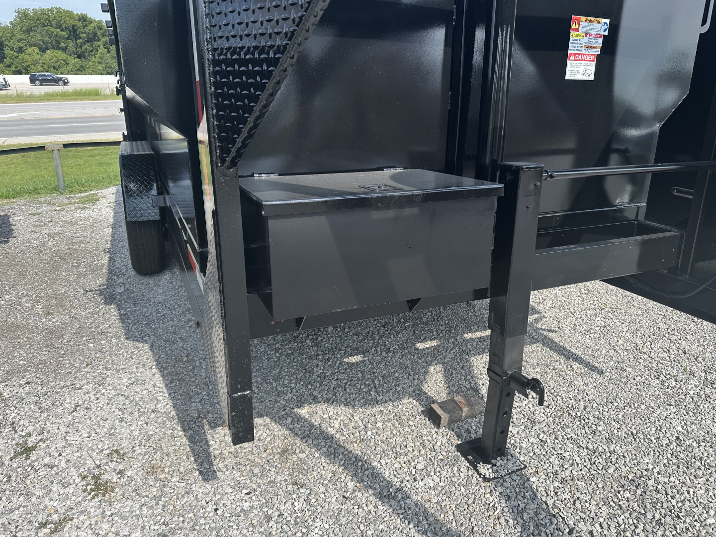 New 2025 Texas Pride Trailers 7X16X4GN Dump Trailer - RAMPS - SPARE TIRE-MANUAL TARP-3/16 FLOOR-Gooseneck