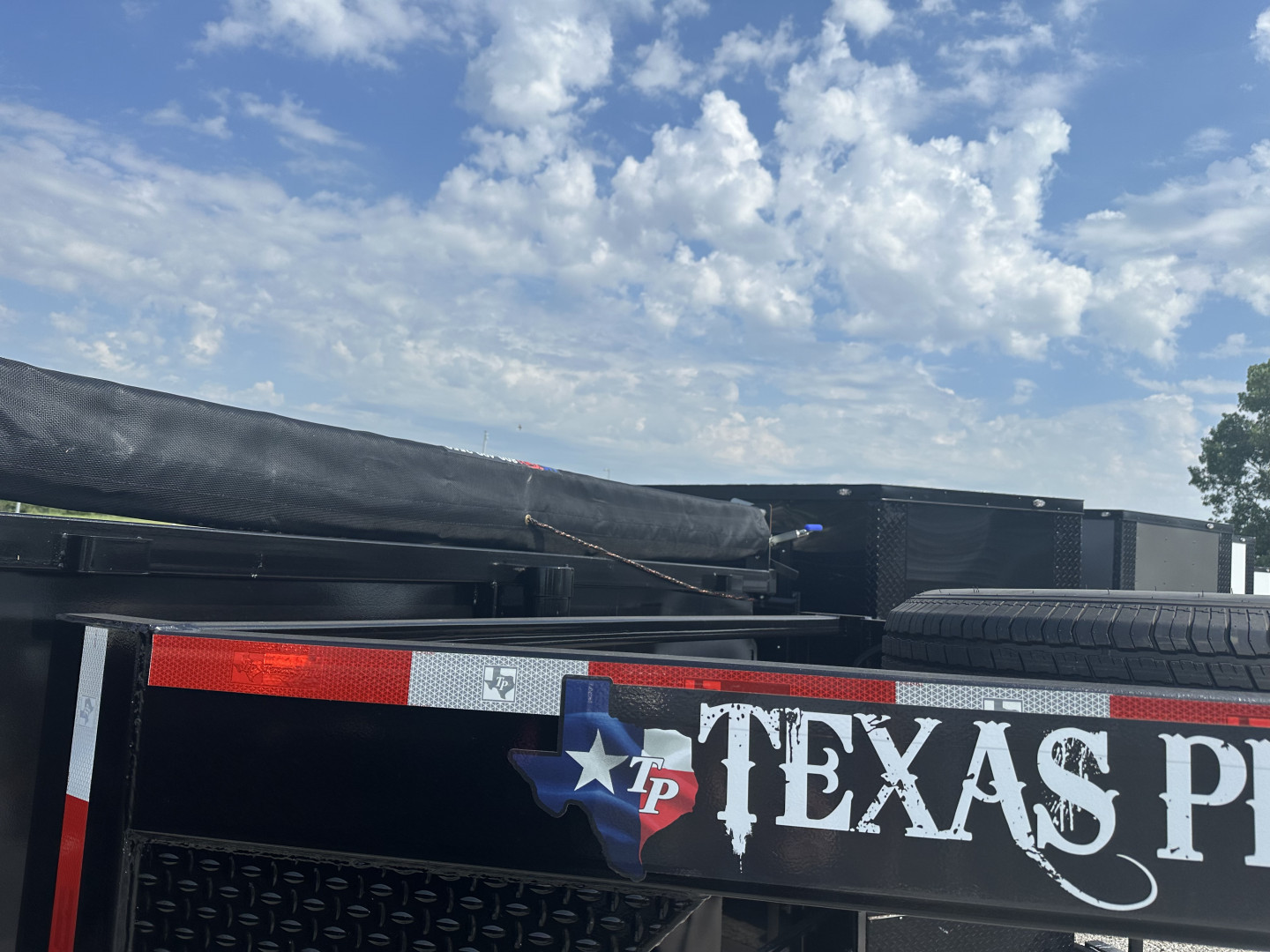 New 2025 Texas Pride Trailers 7X16X4GN Dump Trailer - RAMPS - SPARE TIRE-MANUAL TARP-3/16 FLOOR-Gooseneck